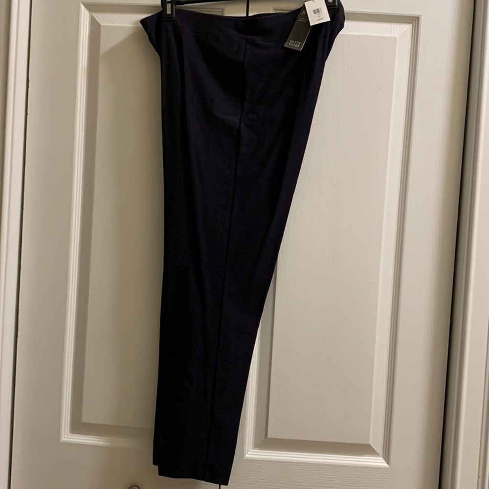 Eileen Fisher Slim ankle pant size large, Ink - NWT